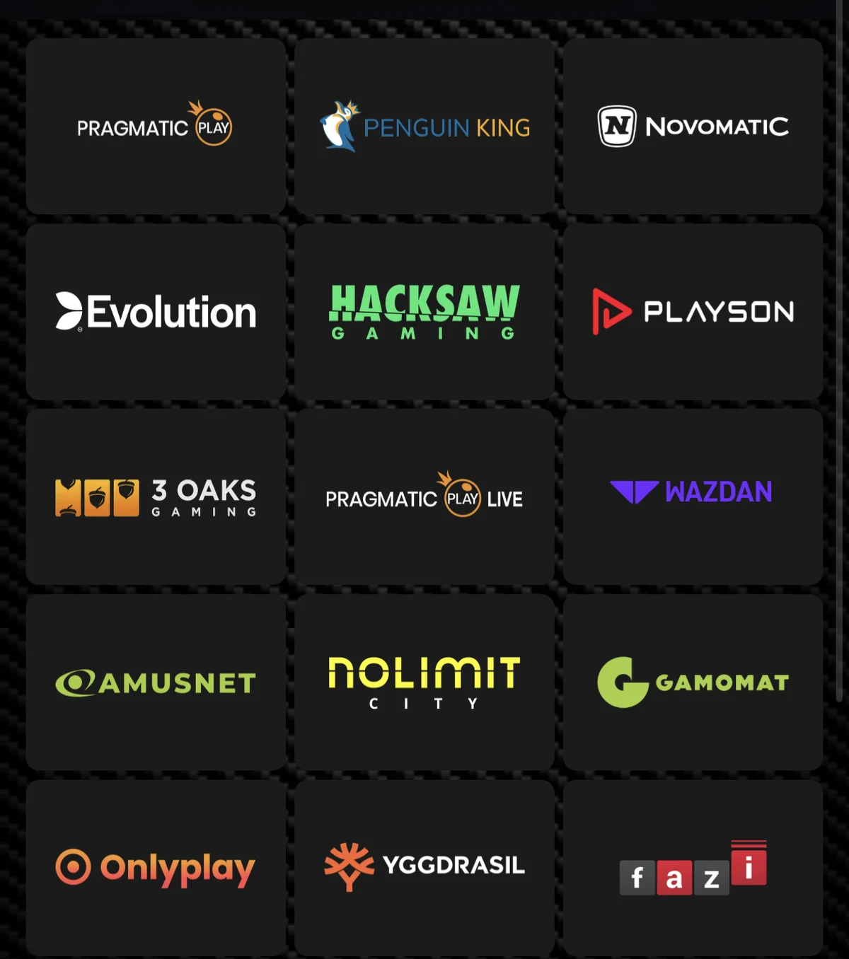 spinformula spelaanbieders pragmatic play penguin king novomatic evolution hacksaw gaming playson en meer